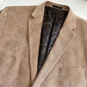 Lauren Ralph‎ Lauren Men’s Tan Corduroy Jacket Blazer 50R Paisley Lined